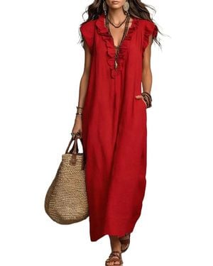 Olivia Taylor Jumpsuit - Red