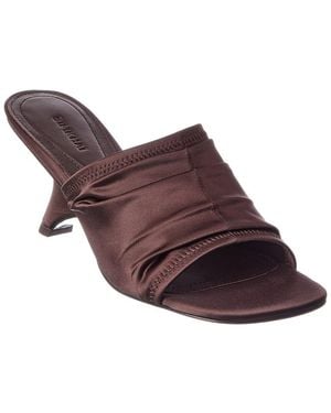 Jonathan Simkhai Shadow Satin Mule - Brown
