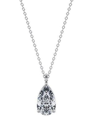 Lab Grown Diamonds 14K 2.01 Ct. Tw. Lab-Grown Diamond Pendant - White