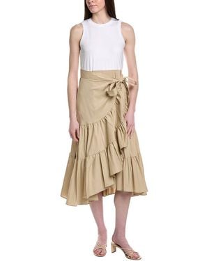 Cinq À Sept Midi Mahlia Dress - Natural