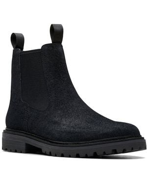 Clarks Clarkridge Top Suede Boot - Black