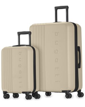 Bugatti The Classic Expandable 2pc Luggage Set - Natural