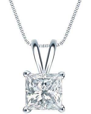 Sabrina Designs Lab Grown Diamonds 14K 4.00 Ct. Tw. Lab-Grown Diamond Solitaire Pendant - White