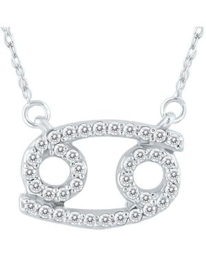True Diamond 14k 0.32 Ct. Tw. Diamond Necklace - Metallic