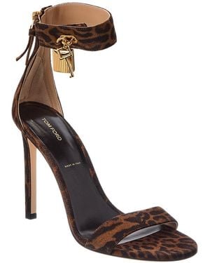 Tom Ford Suede Sandal - Metallic