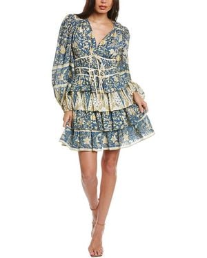 Ulla Johnson Tiered Mini Dress - Blue