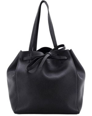 Celine Phantom Tie Cabas Tote Medium (authentic Pre-loved) - Black