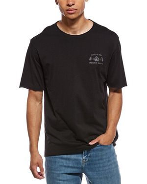 Scotch & Soda Roll Neck T-Shirt - Black