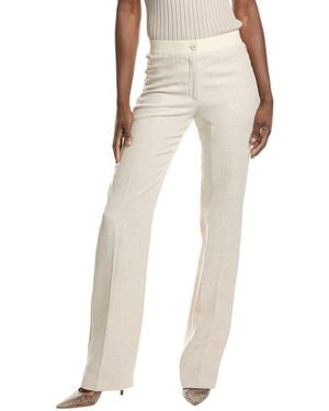 Akris Carl Linen & Wool-Blend Pant - Natural