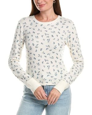 Michael Stars Palmer Cropped T-Shirt - Grey
