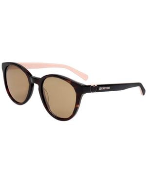 Love Moschino 51Mm Sunglasses - Brown