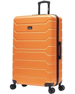 InUSA Trend Lightweight Hardside Spinner Suitcase - Orange