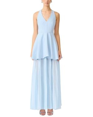 Elliatt Anaya V-neck Maxi Dress - Blue