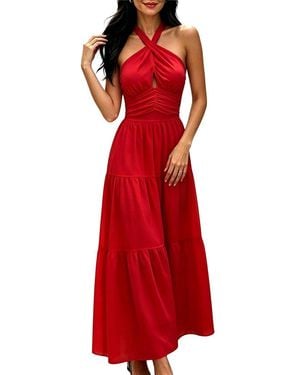 Vincent Maxi Dress - Red