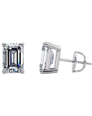 Lab Grown Diamonds 14K 4.00 Ct. Tw. Lab-Grown Diamond Earrings - White