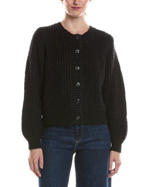 Michael Stars Lumi Crewneck Cardigan - Black