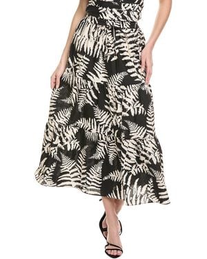 FLORA BEA NYC Rimaro Midi Skirt - Black
