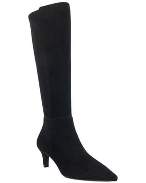 Dune Sultry Suede Boot - Black