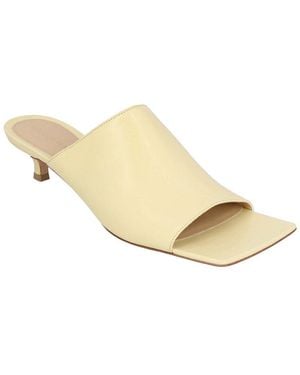 Bottega Veneta Lambskin Leather Stretch Mule, Never Worn (Authentic Pre-Loved) - Natural