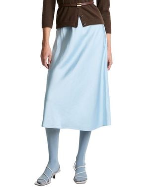 Vince Pull On Slip Skirt - Blue