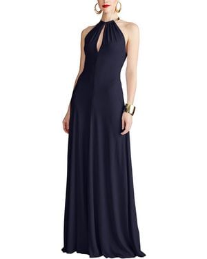 Halston Oriana Gown - Blue