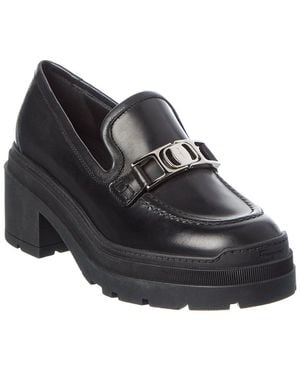 Ferragamo Leather Loafer - Black