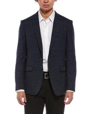 John Varvatos Star U.S.A. Bedford Wool & Silk-Blend Jacket - Blue