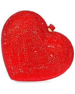Aquaswiss Aqs Heart Crystal Clutch - Red
