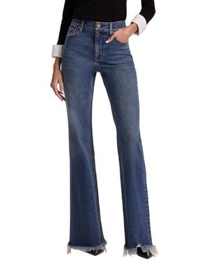 Alice + Olivia Delancey Relaxed Boot Cut Jean - Blue