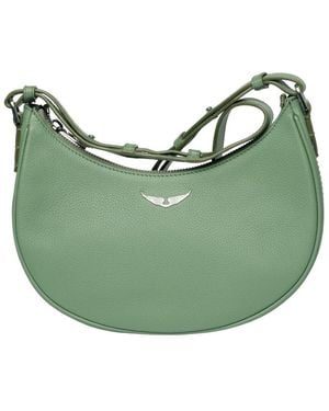 Zadig & Voltaire Moonvibe Grained Leather Crossbody - Green