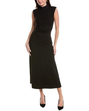 Brunello Cucinelli Wool & Silk-blend Maxi Dress - Black