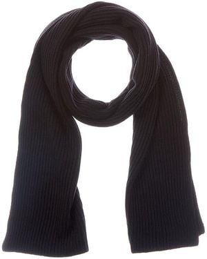 Portolano Wool Scarf - Black