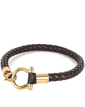 jean claude Leather Hook Bracelet - Multicolour