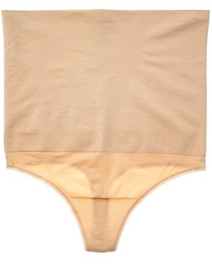 Yummie Seamless High-Waist Thong - Natural