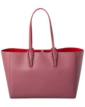 Christian Louboutin Cabata Small Leather Tote - Red