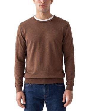 RAFFI Jersey Crewneck Jumper - Brown