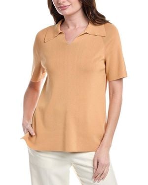 Lafayette 148 New York Polo Jumper - Brown