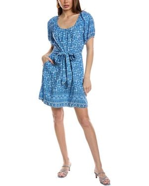 Walker & Wade Joanie Mini Dress - Blue