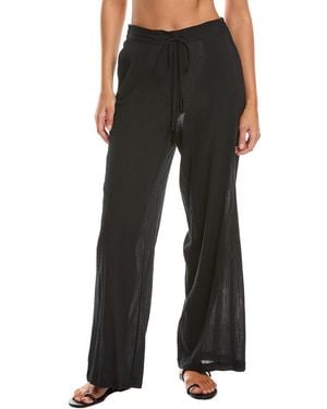 Natori Cotton Gauze Pant - Black