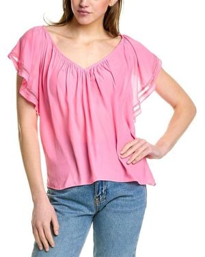 Ramy Brook Winston Top - Pink