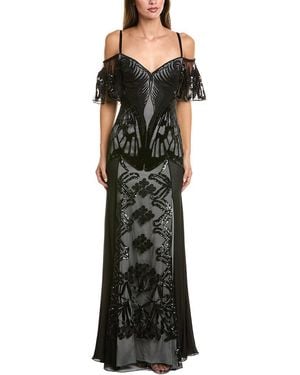 Temperley London Inez Strappy Gown - Black