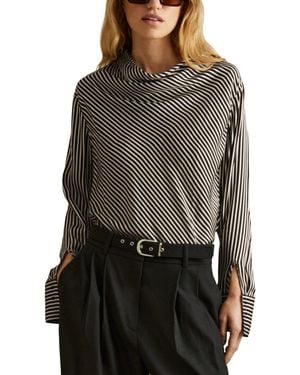 Reiss Addison Top - Black