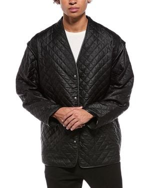 Helmut Lang Quilted Coat - Black