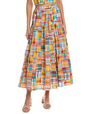 STAUD Sea Skirt - Orange