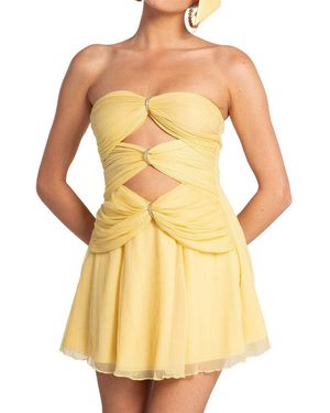 Dino Tabucci Mini Dress - Yellow