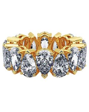 Lab Grown Diamonds 14K 10.10 Ct. Tw. Lab-Grown Diamond Eternity Ring - White