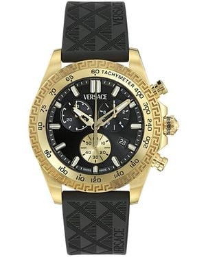 Versace Chrono X Watch - Metallic