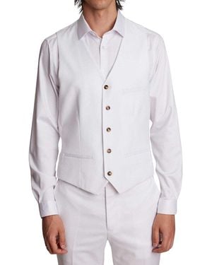 Paisley & Gray Eaton Slim Fit Vest - White