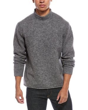 Vince Airspun Wool & Alpaca-Blend Roll Neck Sweater - Gray