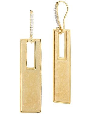 Reiss 14k 0.10 Ct. Tw. Diamond Earrings - Metallic